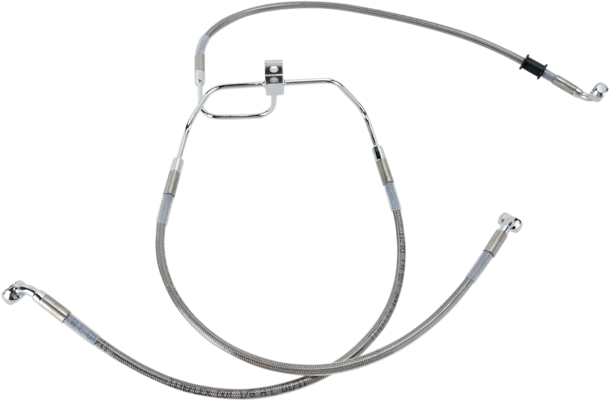10" Stainless Steel Brake Line for Harley FXDF (2008–2017) 660325-10