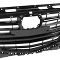 Front Bumper Grille for Mazda 3 (2014–2016) w/Collision Warning, Badge Slot