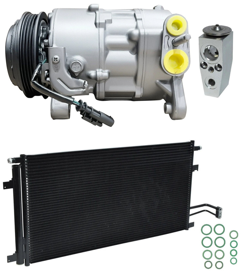 A C Compressor Kit With Condenser Replacement for Sierra 1500 LTD 5.3L (2019–2019)