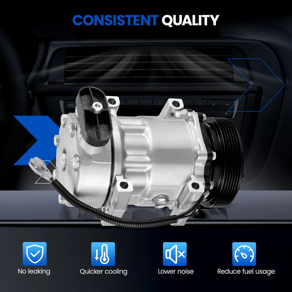 AC Compressor for Jeep Wrangler TJ (1997–1999) & Cherokee (1997–2000)