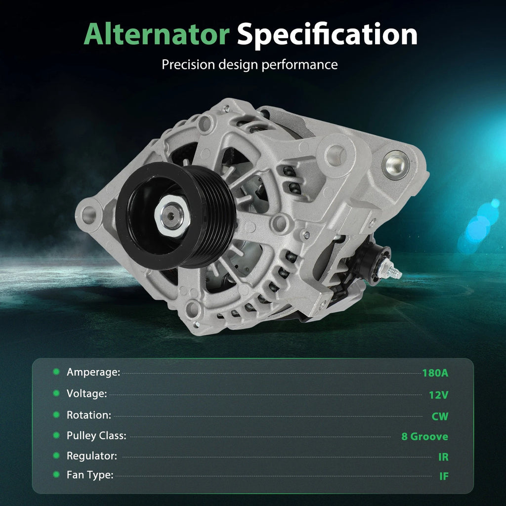 Alternator for Toyota Tacoma (2016–2022) 3.5L V6 130 Amp 12V