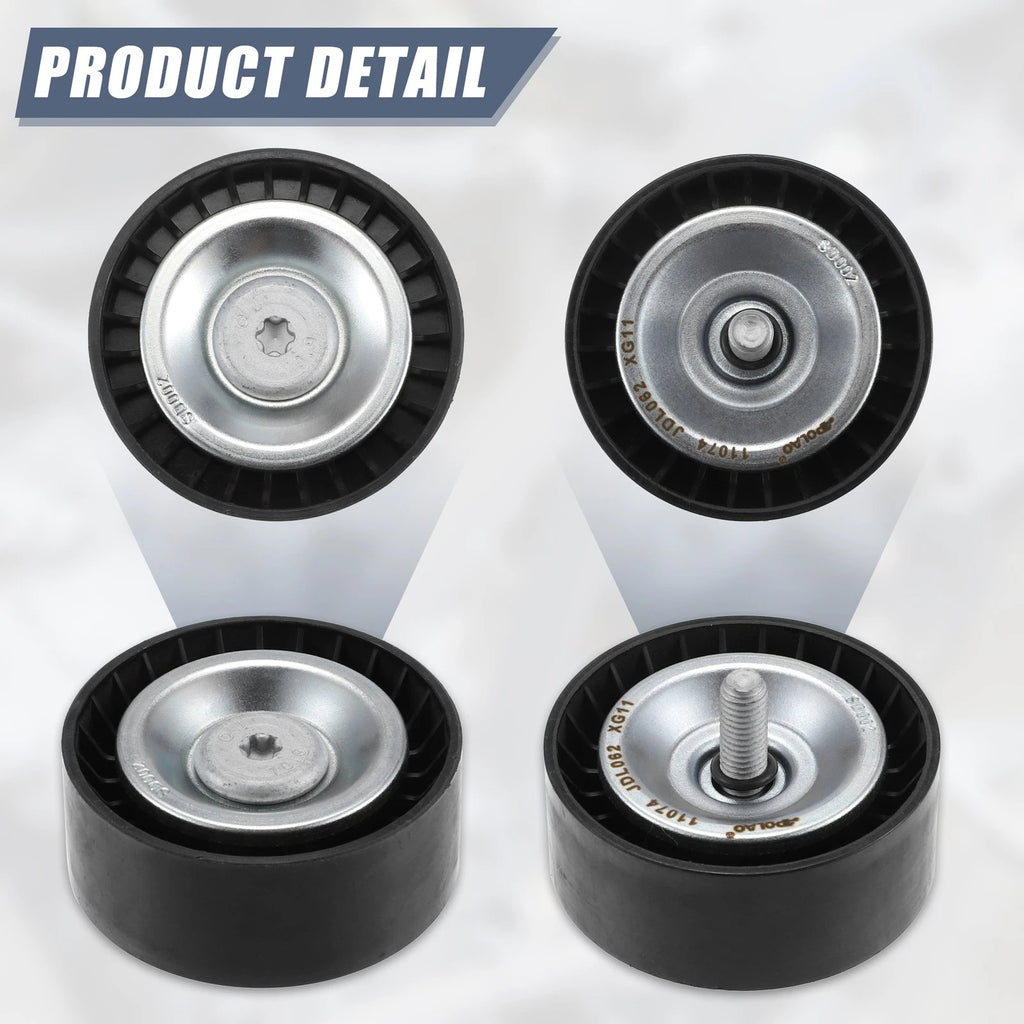 Drive Belt Idler Pulley for Mercedes-Benz C 250 (2012–2015) 0002021719