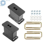 4" Rear Lift Blocks Kit with Ubolts for GMC Sierra 1500 (1999–2007)