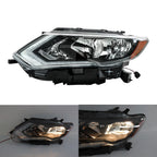Headlight Assembly for Nissan Rogue (2017–2019) Left Driver Side Halogen