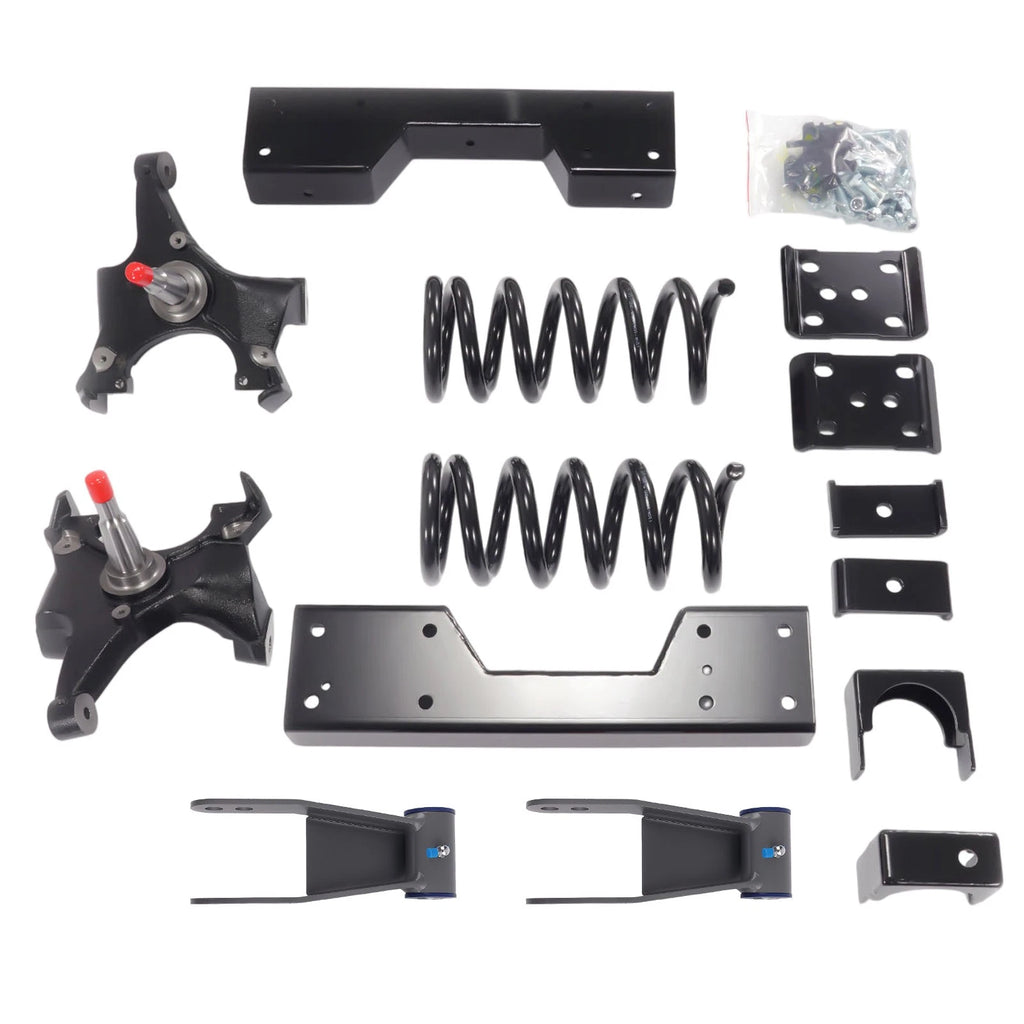 Lowering Kit for Chevrolet GMC C1500 (1988–1998) - Front 4", Rear 7-8"