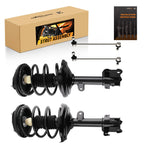 Set of 4 Front Coil Spring Struts Assembly + Sway Bars for Acura MDX (2003–2005)