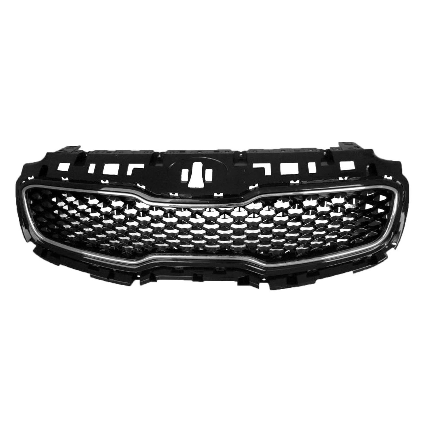 Replacement Black Chrome/Gloss ABS Front Grille For 2017-2019 Kia Sportage