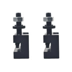 Set of 2 Quick Change Tool Post Turning & Facing Holders for AXA Lathes
