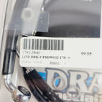 Extended Length Coated Braided ABS Brake Line for Harley Dyna (1741-3840)