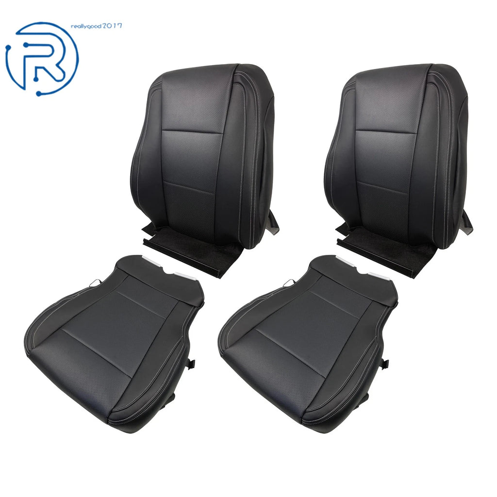 Set of 2 Black Seat Covers for Ford F150 (2015–2017)