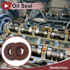 Set of 2 Oil Seal Rotary Shaft Seal FKM Rubber 20x45x7mm