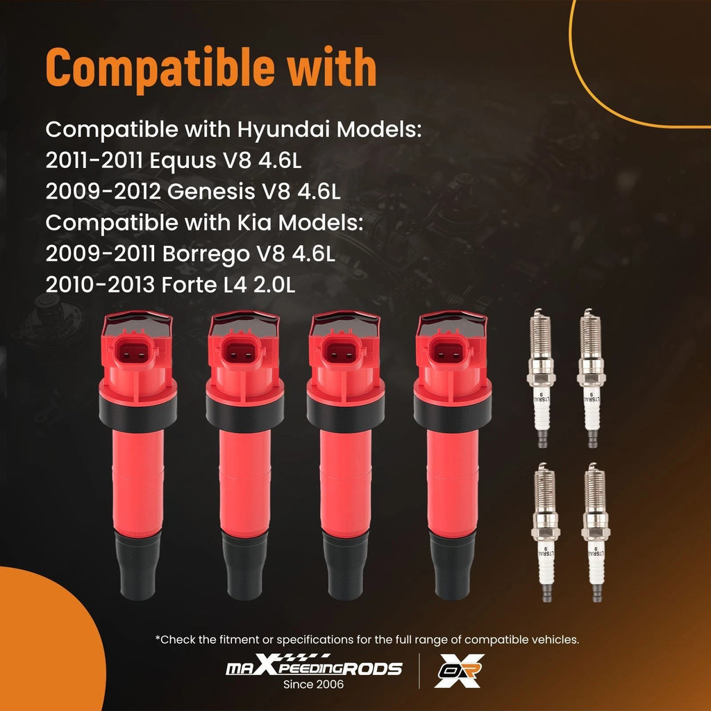 Ignition Coil Pack with Plugs for Hyundai Genesis (2009-2012)