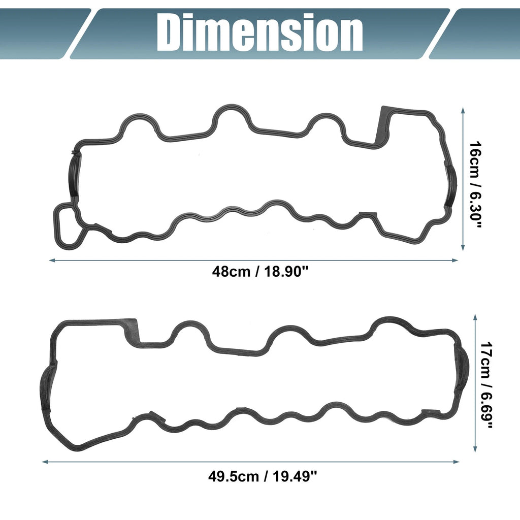 Pair Valve Cover Gasket for Mercedes-Benz C240 (2001–2005) NO.1120160221/1120160321