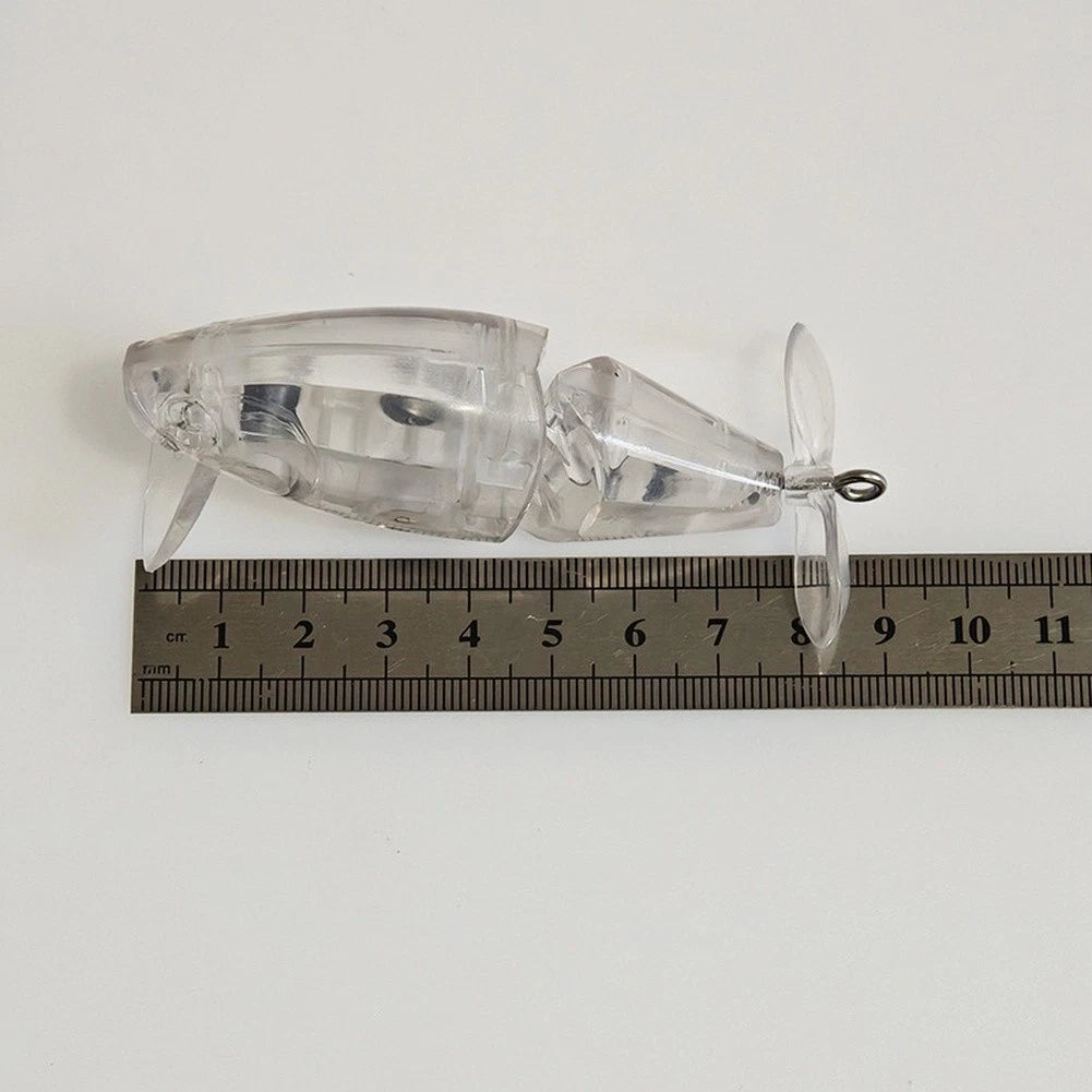 9cm 22g Transparent Two-Section Spinner Minnow Lure for Freshwater (2023)