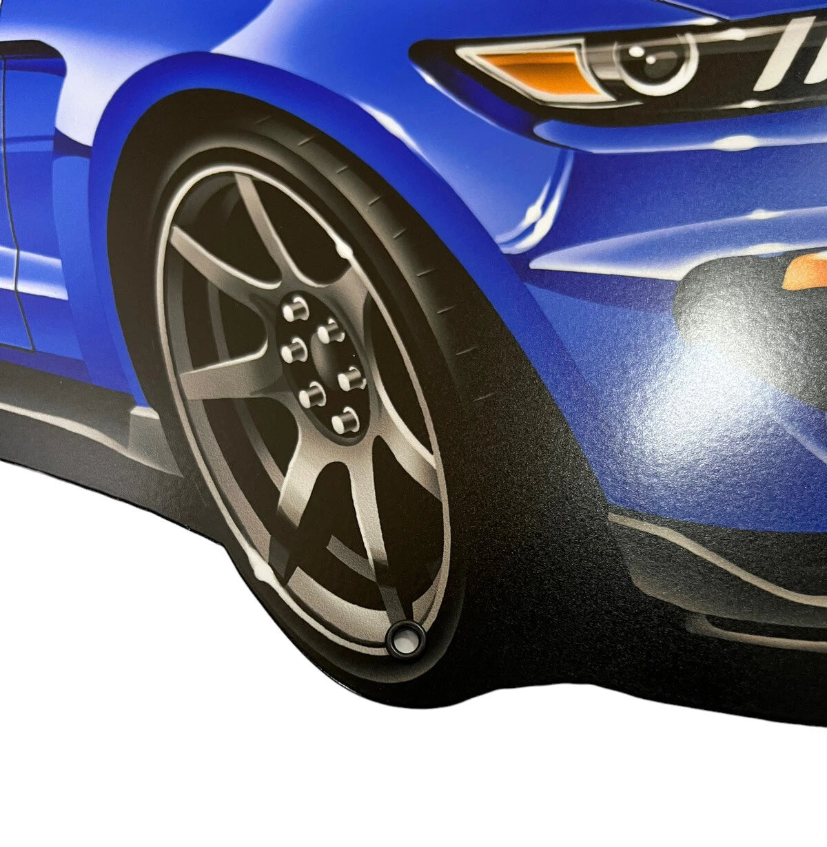 Metal Sign for Ford Mustang GT Blue (2015–2023)