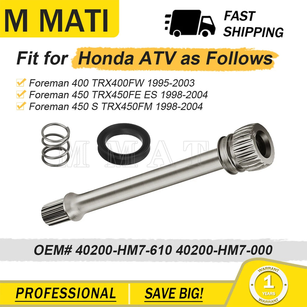 Rear Drive Shaft 40200-HM7-610 for Honda Foreman 450 (1998–2004) TRX450S/ES/FM/FE