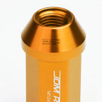 Set of 20 Closed End M12x1.25 50mm Tall Sky Blue Aluminum Lug Nuts