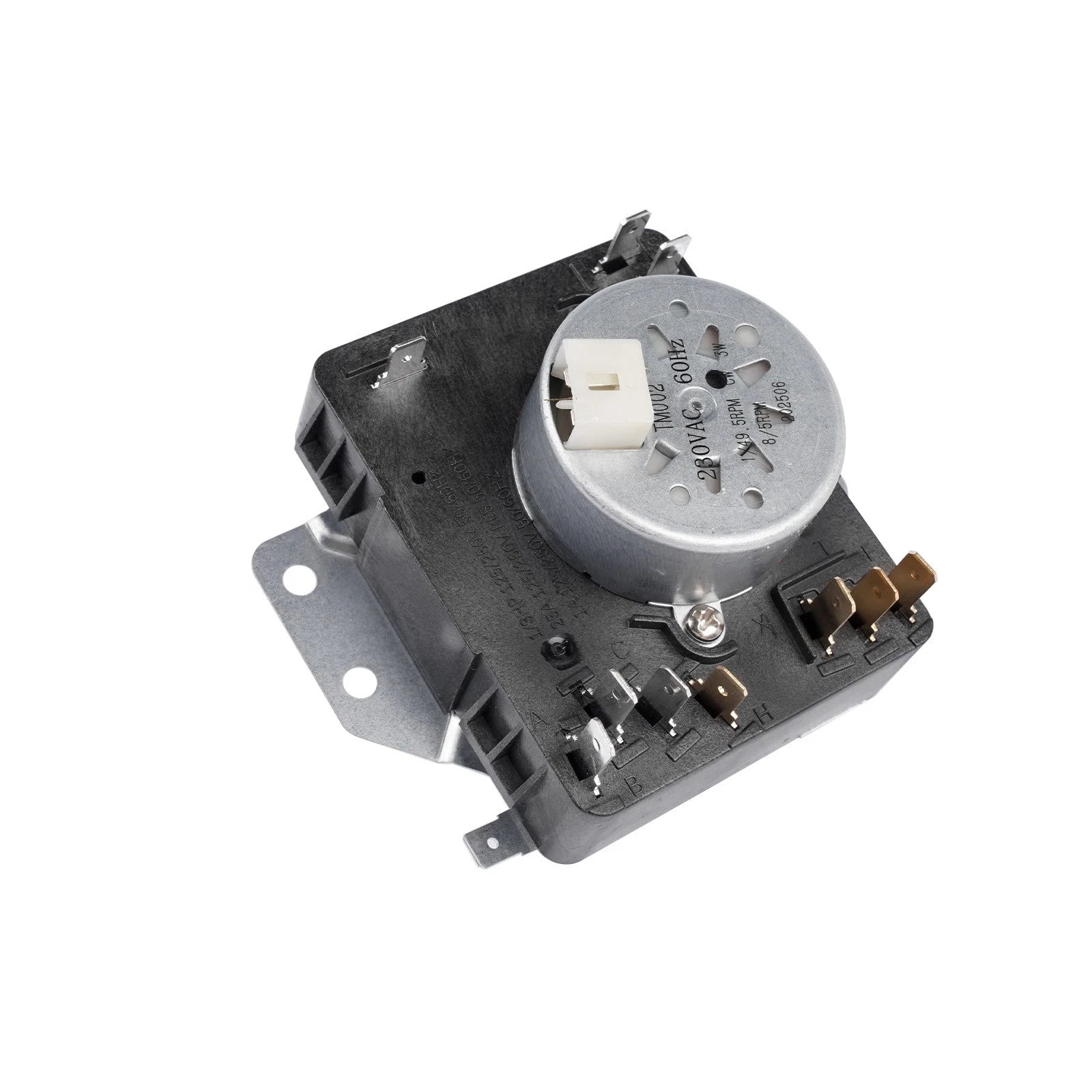 Dryer Timer for Whirlpool WPW10185982 W10185982 (3LMEDC315FW0) D-Shaped Shaft Black