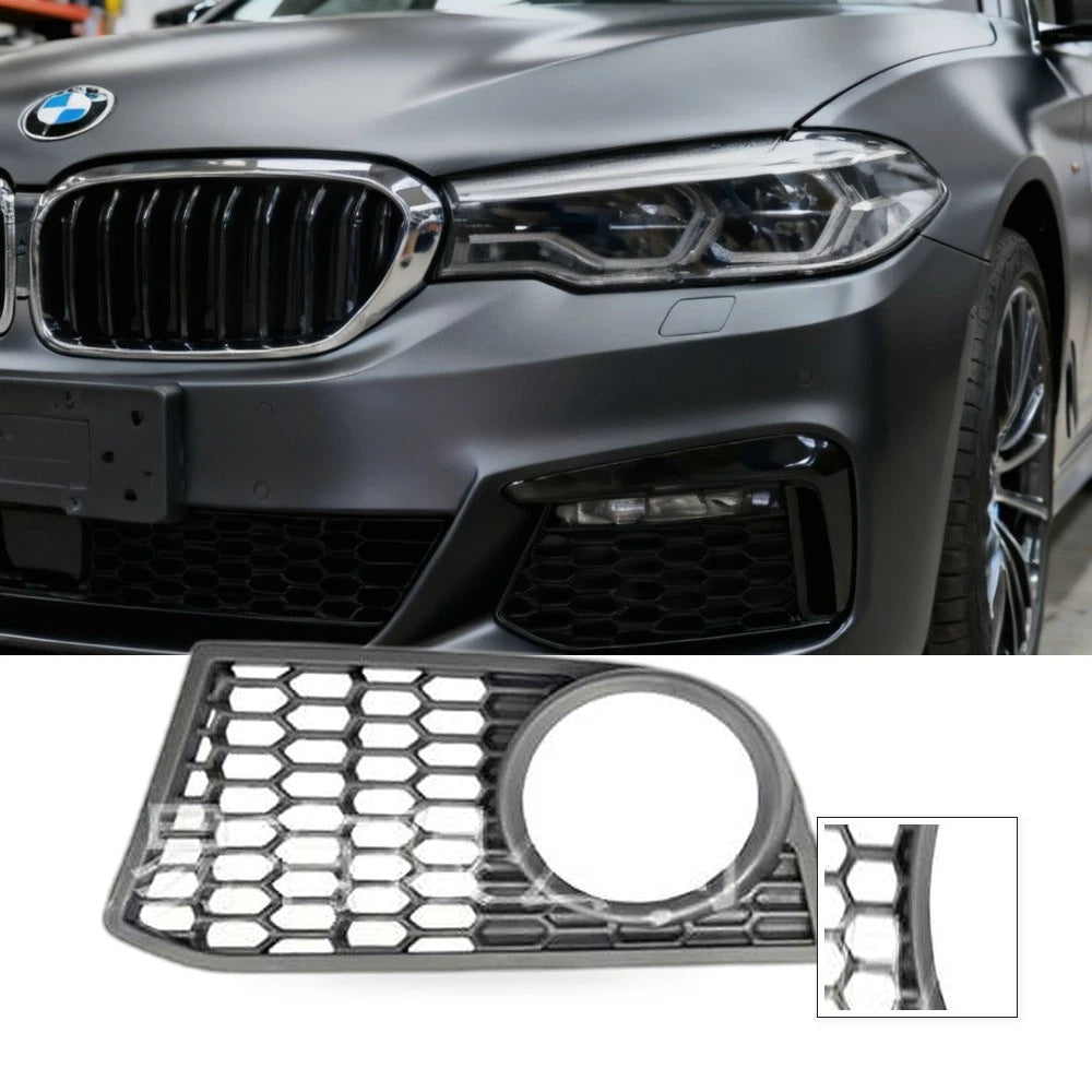 Front Bumper Fog Light Cover for BMW 5 Series F10 F11 (2010–2016)