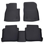 Set of 4 All-Weather TPE Floor Mats for Mazda 6 (2014–2017) Black Anti-Slip