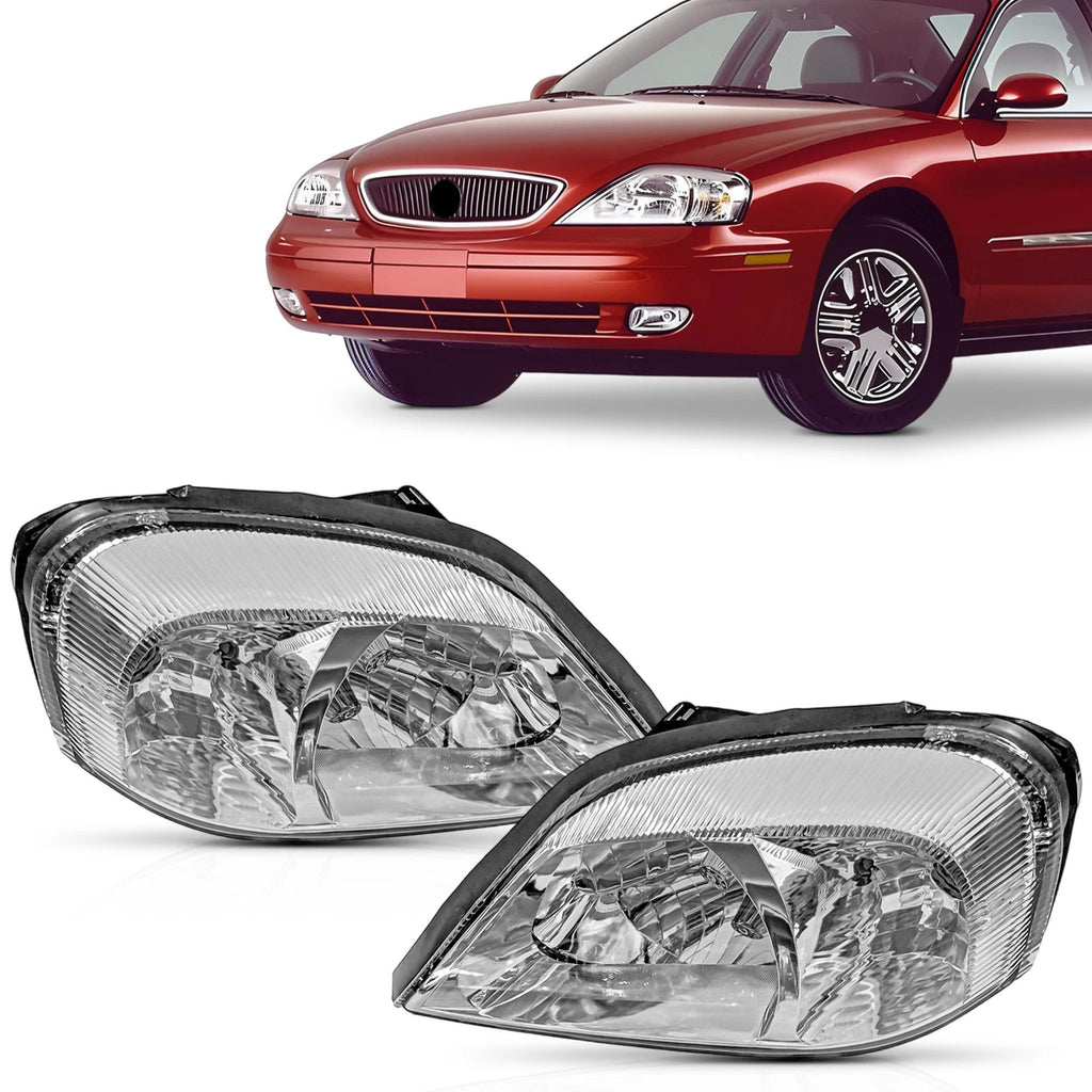 Pair Headlight Assembly for Mercury Sable (2000–2005) FO2503168