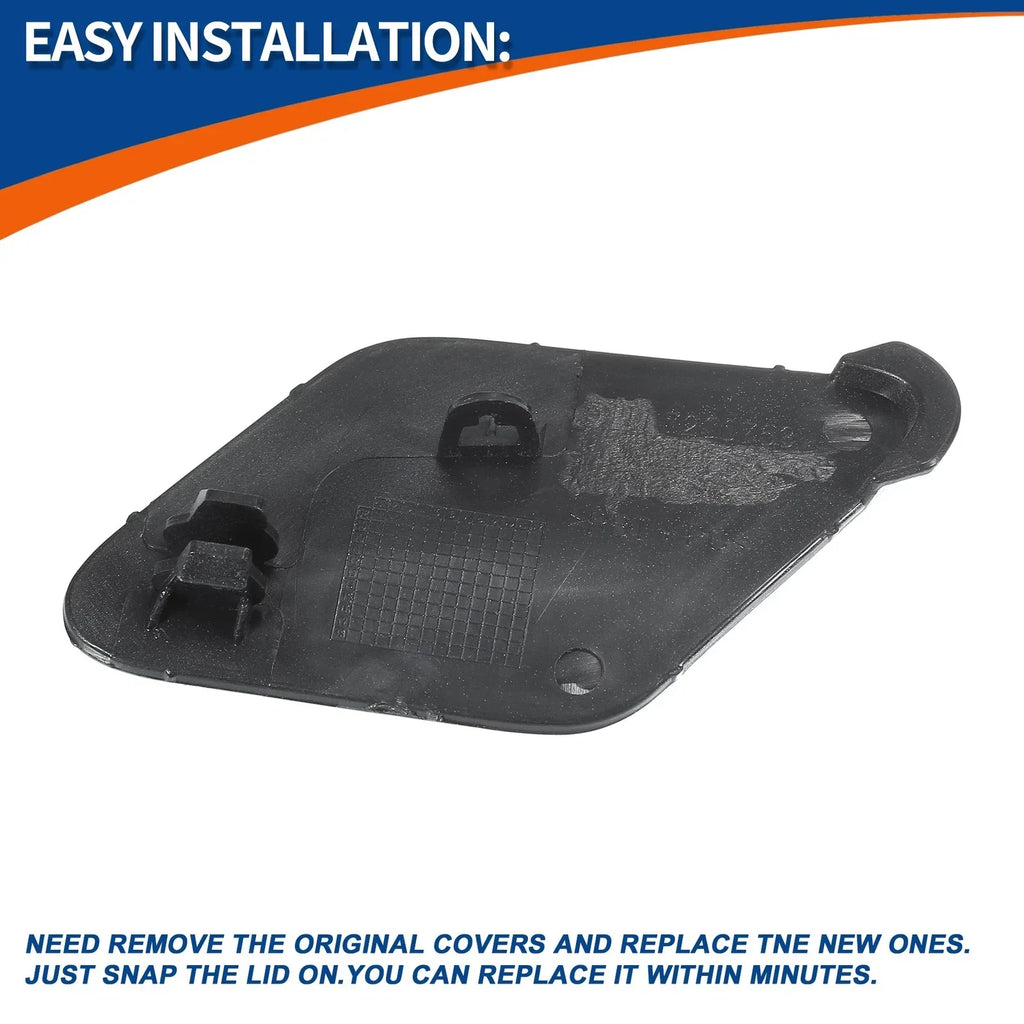 Front Right Tow Hook Cover for BMW 535i 550i GT Black