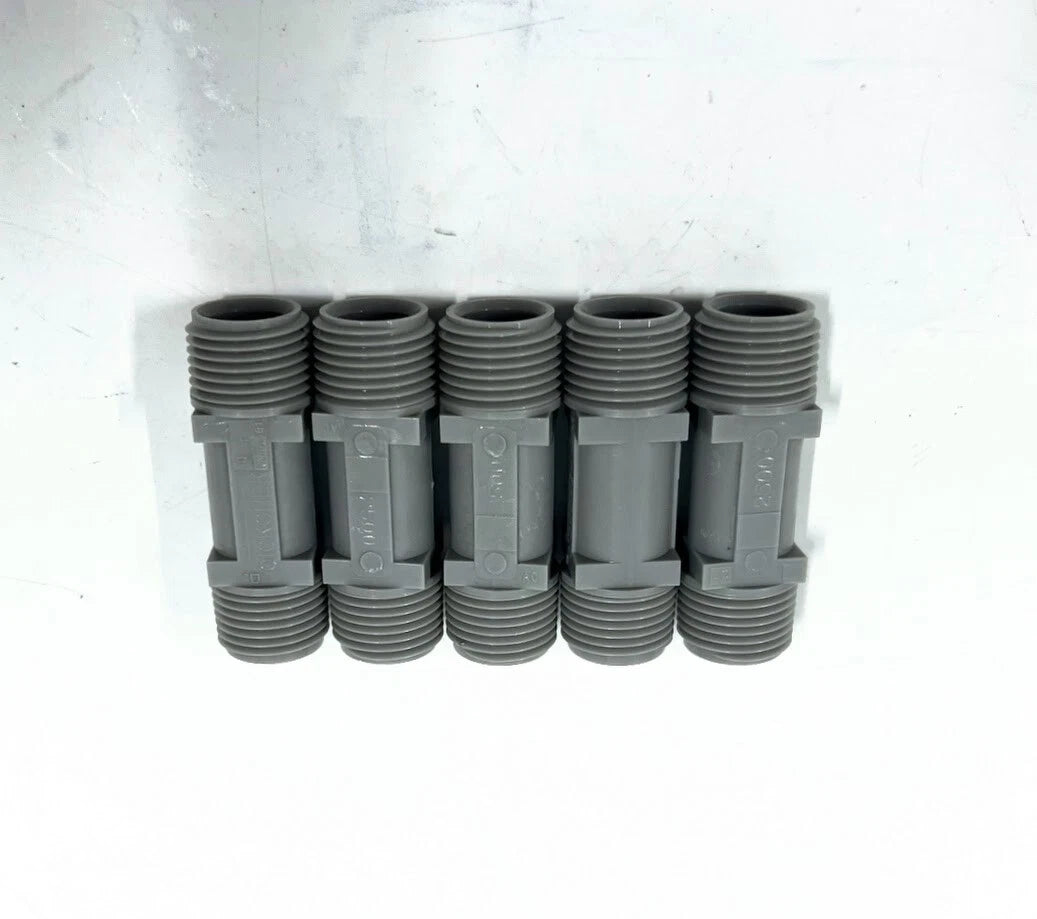Set of 5 Quikchek NSF-61 1/2 MPT x 1/2 MPT Check Valves