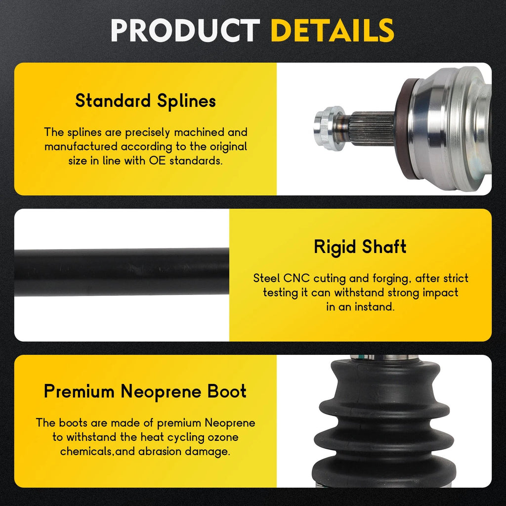 CV Axle Set for Mercedes-Benz C250 C300 C350 E350 E400