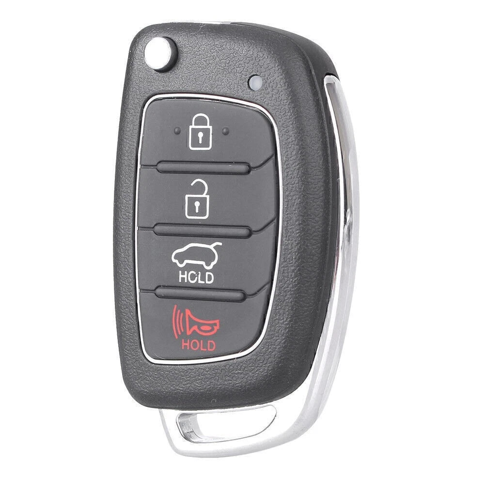 Set of 2 Remote Smart Key Fob Shell Covers for Hyundai Santa Fe (2013–2014)