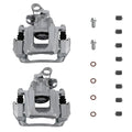 Rear Brake Calipers w/ Brackets for Ford Edge (2011–2014) All Trims