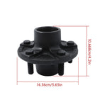 Set of 2 Trailer Idler Hub Kits 5 on 4.5" for 2000 lbs Axle