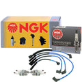 Set of 4 NGK V-Power Spark Plugs Gap 0.032" for Mazda 626 B2000 (1983–1992)