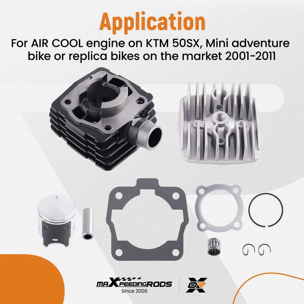 Engine Cylinder Piston Kit for KTM 50 SX (2000-2023)