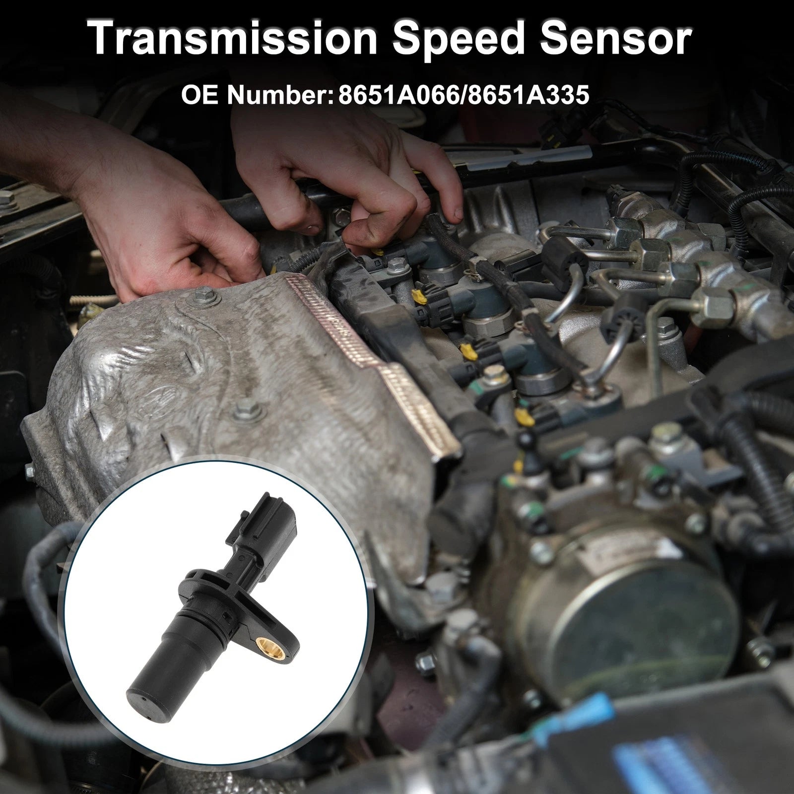 1 Pc Transmission Speed Sensor No.8651A066 for Mitsubishi Lancer (2008–2017)