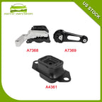 3X Engine Motor & Transmission Mounts for Nissan Versa Note (2014–2017)