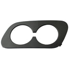 Replacement Black Textured Rear Driver Side Bumper Cover Exhaust Pipe Hole Trim