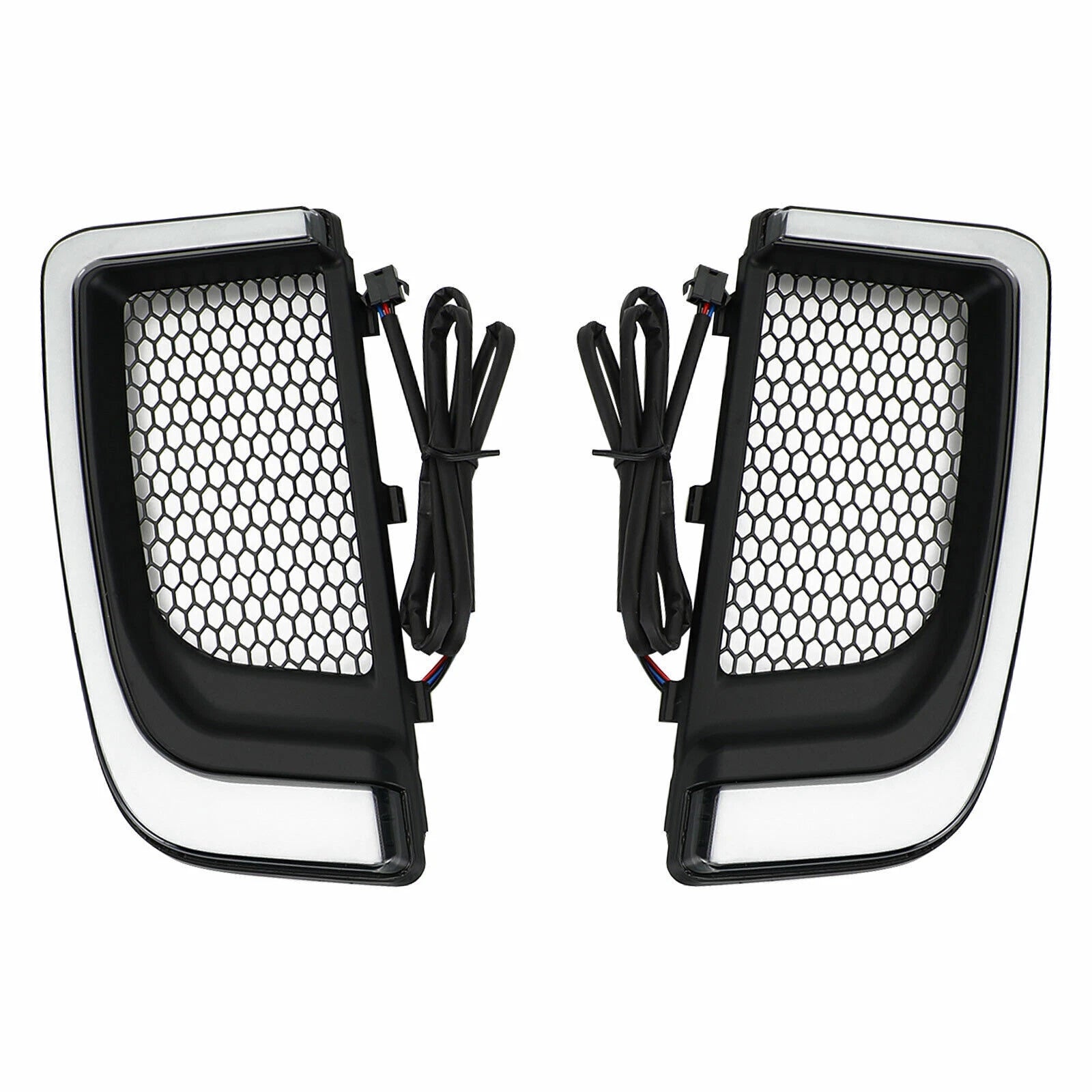 Tracer LED Lower Fairing Grills Lights for Electra FLH/T Road Glide (N/A)