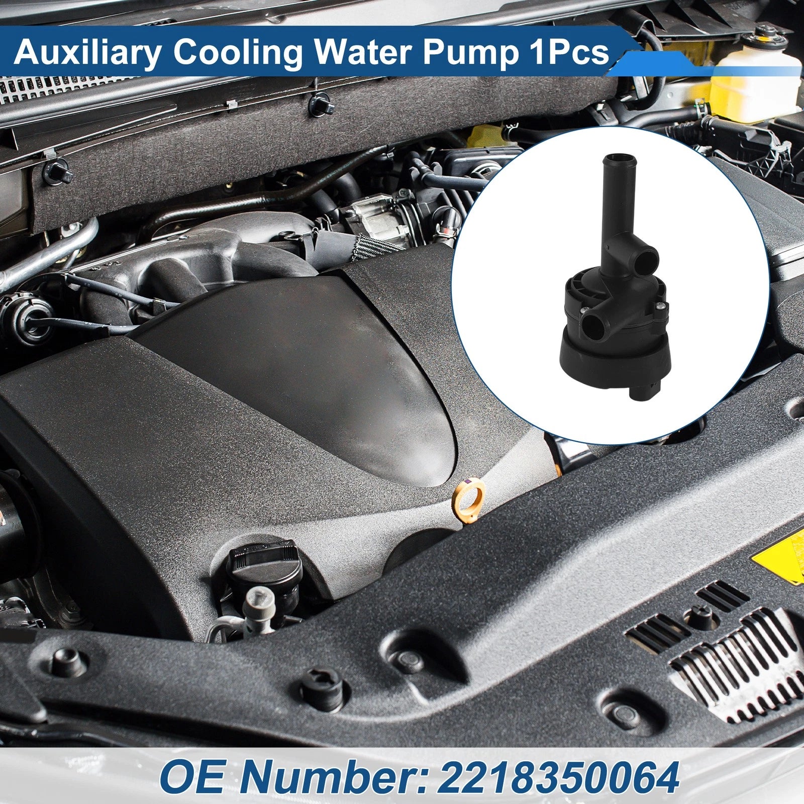 Auxiliary Cooling Water Pump for Mercedes-Benz S-Class (2005–2013) No. 2218350064