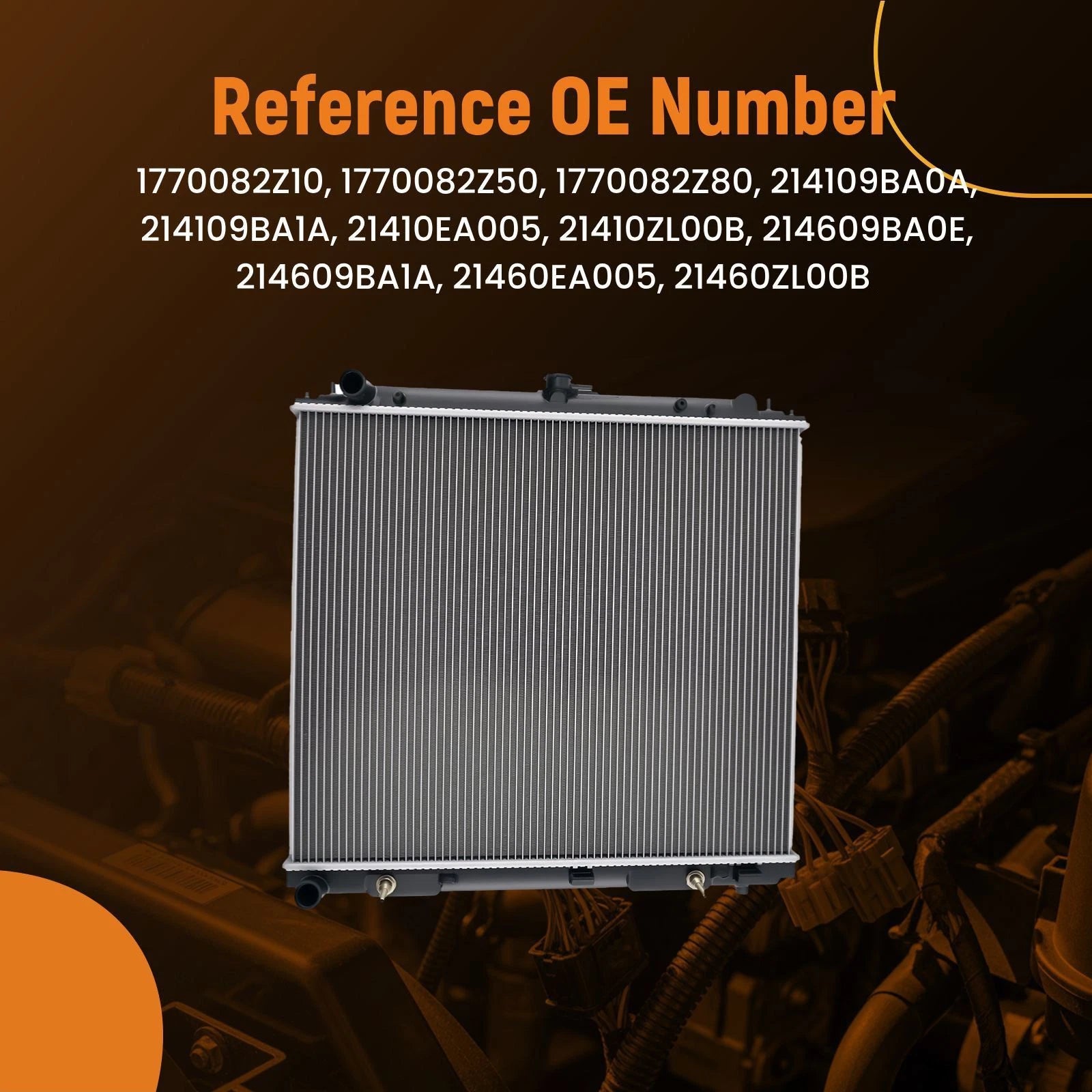Aluminum Coolant Radiator for Nissan Frontier (2005–2019) 21460ZL00B
