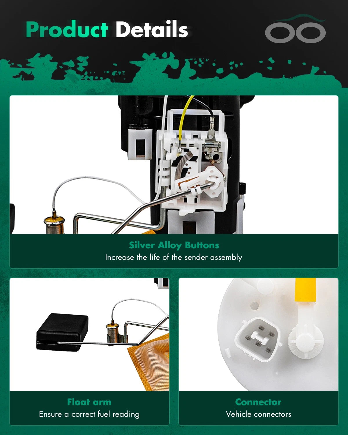 Electric Fuel Pump Module SP8030M for Honda Accord (1998–2002)