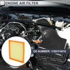Engine Air Filter No. 17801F4010 for Toyota Sequoia (2022–2023)
