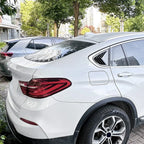 Black Rear Side Window Blinds Louver Cover Accessories for BMW X4 (2014–2018)