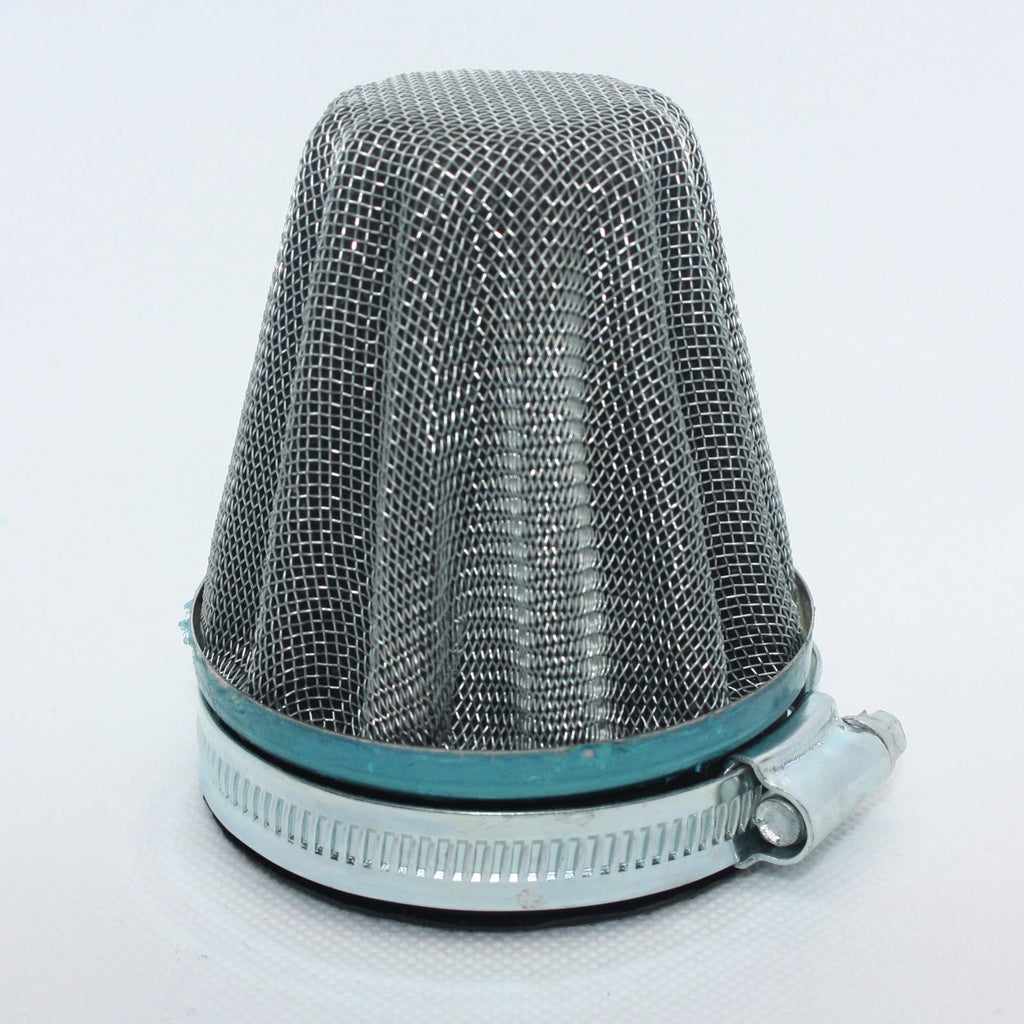 58mm Steel Chrome Pod Air Filter for PIT Trail Quad ATV Dune Buggy