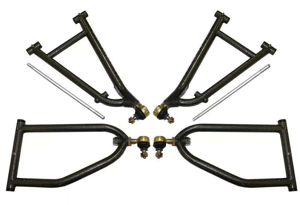 Lonestar DC-4 Long Travel A-Arms + Elka Legacy Plus Shocks for Raptor 700 (2006–2014)
