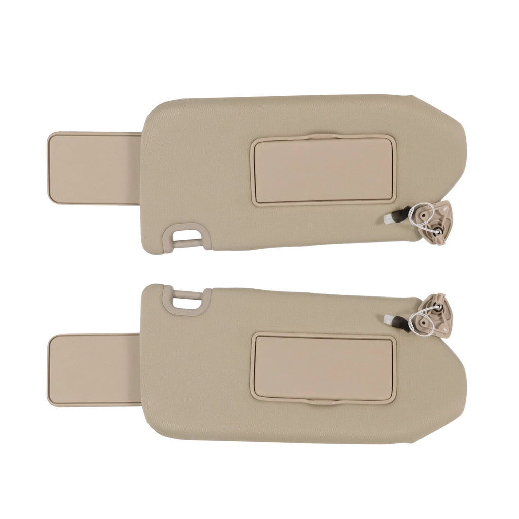 2PC Sun Visor for Nissan Pathfinder (2013–2018) & Infiniti QX60 (2014–2017) Beige
