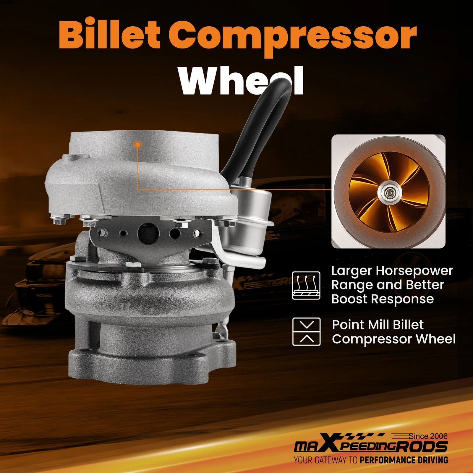 Upgraded Billet Turbocharger for Nissan Patrol Y61 (2.8 TD RD28TI)