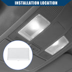 Dome Light Cover for Chevy GMC Trucks (1988–1998) Clear