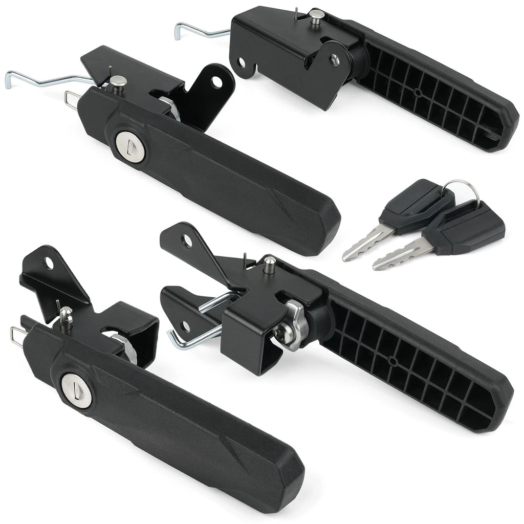 Set of 4 Door Latch Handle Barrel Locks for Can-Am Defender MAX (2016–2023)