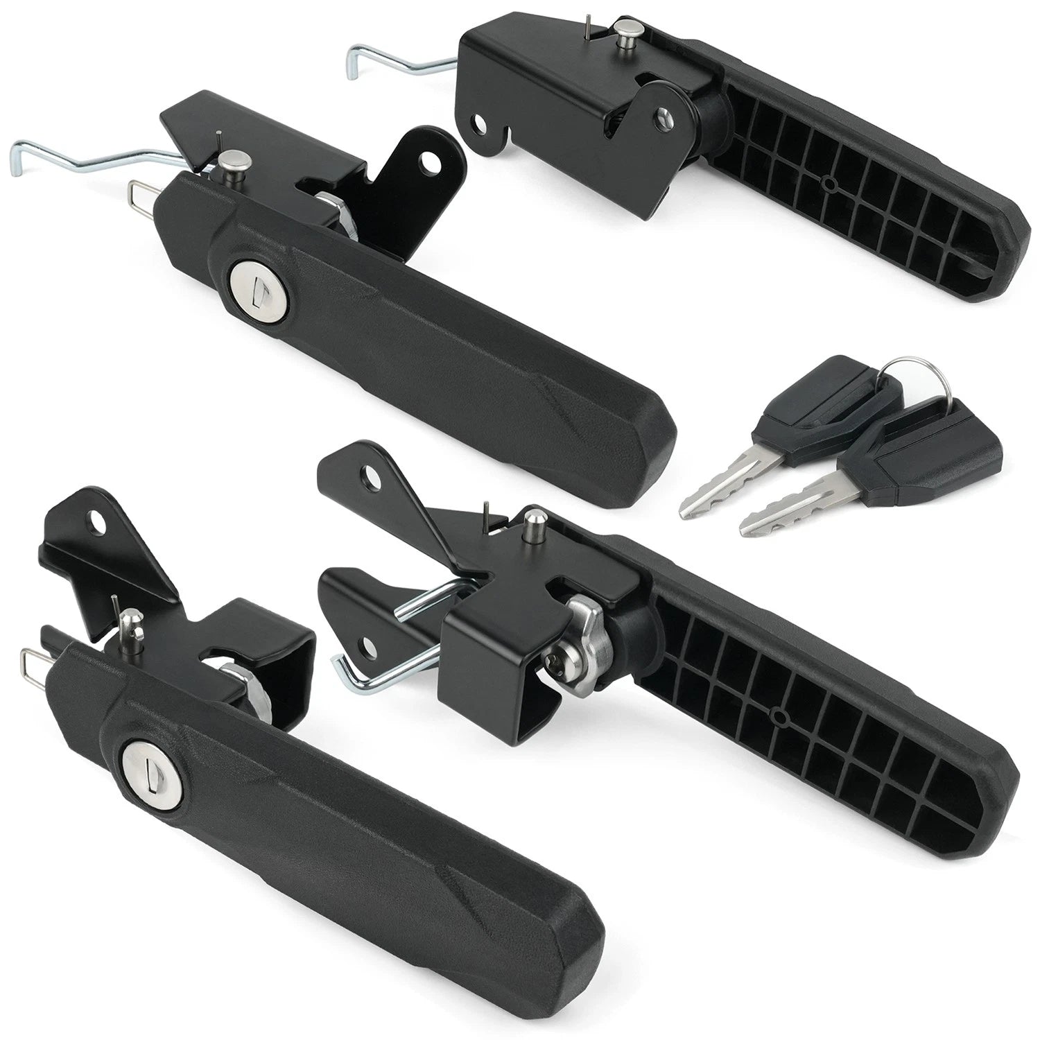 Set of 4 Door Latch Handle Barrel Locks for Can-Am Defender MAX (2016–2023)