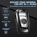 Soft TPU Remote Key Cover Holder Shell for BMW 1 3 5 7 X3 (2014-2023)